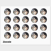 Chloe Licks Ronde Sticker (Vel)