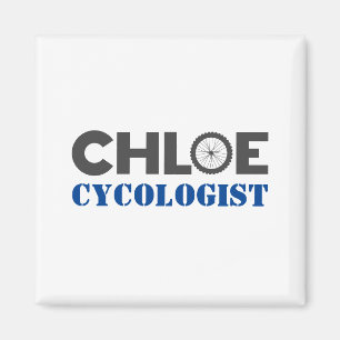 Chloe Mountain Biker Magneet