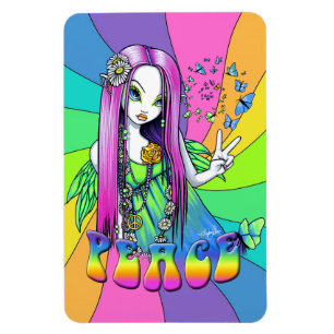 Chloe Peace Rainbow Hippie Fairy Magnet Magneet