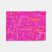Chloe personnalisable court nom chaud couverture r (Devant (Horizontal))