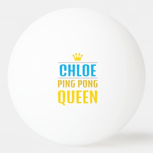 Chloe Pingpongballen (Voorkant)