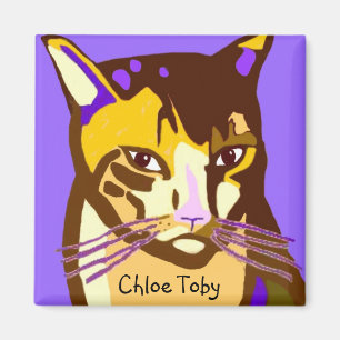 Chloe Toby Sq Magnet Magneet