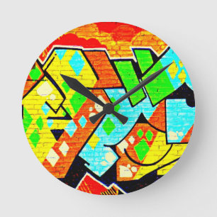 Chlok-Abstractste Art-Graffiti Gallery 19 Ronde Klok