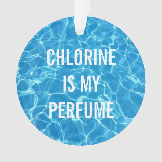 Chlorine Est Mon Parfum Piscine Typographie (devant)