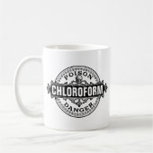 Chloroform  stijlgif label mok (Links)
