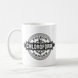 Chloroform  stijlgif label mok
