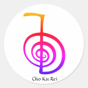 Cho Ku Rei, Reiki machtssymbool, regenboog Sticker