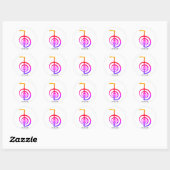 Cho Ku Rei, Reiki Power Symbole, Stickers Arc-en-c (Feuille)