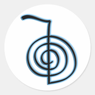 Cho Ku Rei Reiki Symbool Ronde Sticker