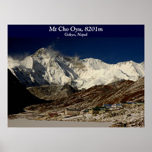Cho Oyu en Gokyo Poster (Voorkant)