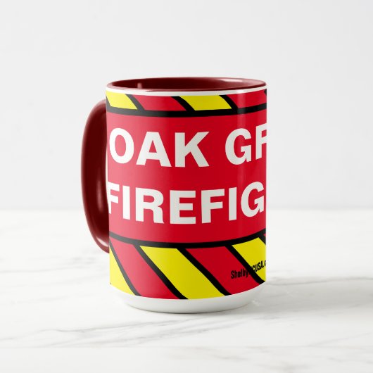 CHOAK GROVE FIREFIGHTER MUG (Devant gauche)