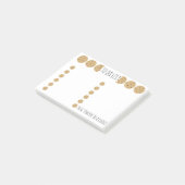 "Choc Chip Cookie" om lijst te doen Post-it® Notes (Schuin)