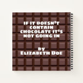 Choc O'Late Notitieboek (Achterkant)