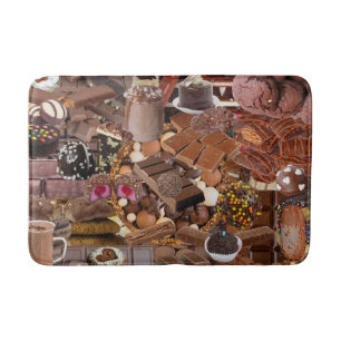 Chockablock chocolaatjes badmat