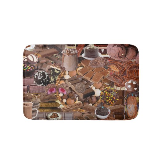 Chockablock chocolaatjes badmat (Voorkant)