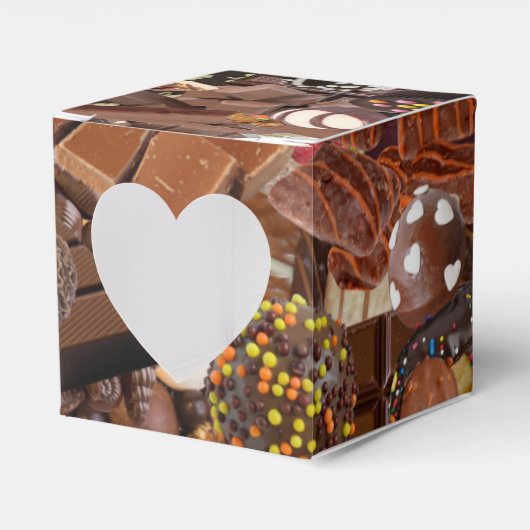 Chockablock chocolaatjes bedankdoosjes (Voorkant Zijde)