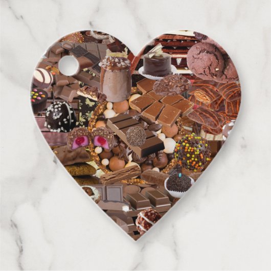 Chockablock chocolaatjes bedankjes labels (Voorkant)