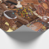 Chockablock chocolaatjes cadeaupapier (Hoek)