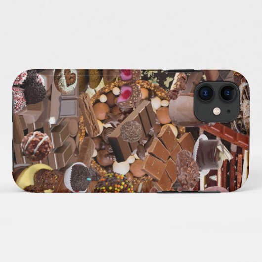 Chockablock chocolaatjes Case-Mate iPhone case (Achterkant (horizontaal))