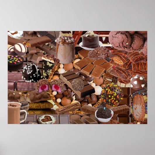 Chockablock chocolaatjes poster (Voorkant)
