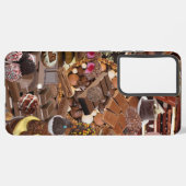 Chockablock chocolaatjes samsung galaxy hoesje (Linkerkant)
