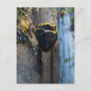 Chockstenen in Maligne Canyon - Alberta, Canada Briefkaart