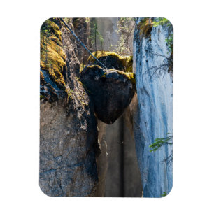 Chockstenen in Maligne Canyon - Alberta, Canada Magneet