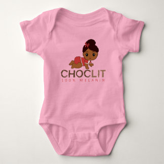Choclit: 100% Melanin Baby Girl Romper