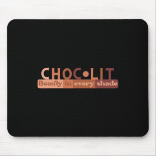 Choclit Bruin Suiker Babe Afro Koningin Afrikaans Muismat