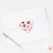 Choco Coeur Stickers Saint Valentin (Enveloppe)