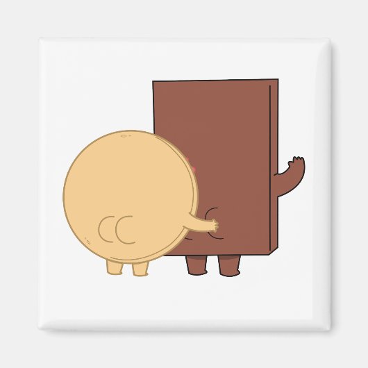 Choco en Pancake Speelmodus Magneet (Voorkant)