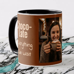 Choco-Late Alles Kan Wachten Foto Mok