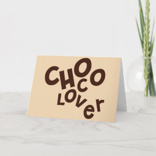 Choco Lover Groeten Kaart