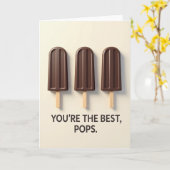 Choco Pops Beste Pops Kaart (Gele Bloem)