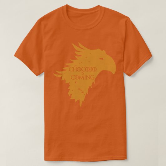 Chocobo komt eraan t-shirt (Design voorkant)