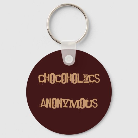 chocoholica anoniem sleutelhanger (Voorkant)