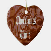Chocoholica verenigd Ornament van het hart (Rechts)