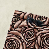 CHOCOLAAT BROWN FLOWER PATTERN STRANDLAKEN (In situ)