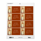 CHOCOLAAT FONDUE DINNER PARTY ETIKET (Full Sheet)
