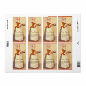 CHOCOLAAT FONDUE DINNER PARTY ETIKET (Full Sheet)
