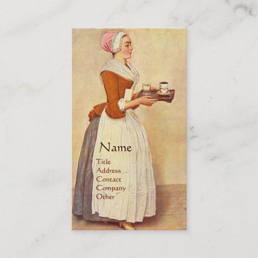 CHOCOLAAT FONDUE DINNER PARTY VISITEKAARTJE (Voorkant)