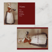 CHOCOLAAT FONDUE DINNER PARTY VISITEKAARTJE (Voorkant / Achterkant)