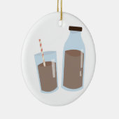 Chocolaatmelk Keramisch Ornament (Rechts)