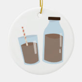 Chocolaatmelk Keramisch Ornament (Voorkant)