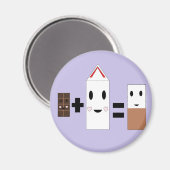 Chocolaatmelk Magneet (Voorkant / Achterkant)