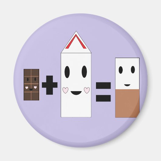 Chocolaatmelk Magneet (Voorkant)