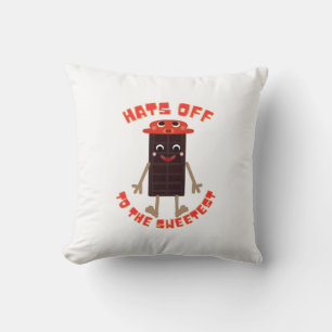 Chocoladag ontwerp kussen