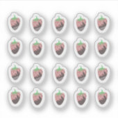 Chocolade Aardbei Planner Sticker (Voorkant)