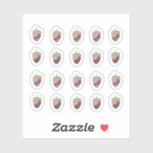 Chocolade Aardbei Planner Sticker