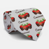 Chocolade-aardbei Stropdas (Opgerold)